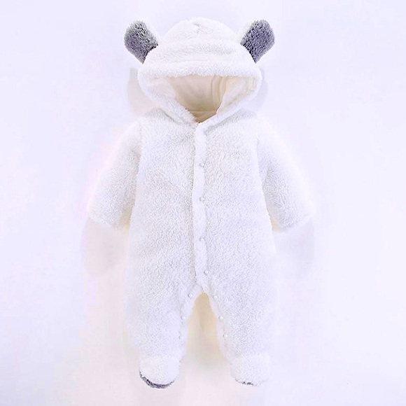Other - Cute baby winter cozy fleece full body outfit 🤱👶